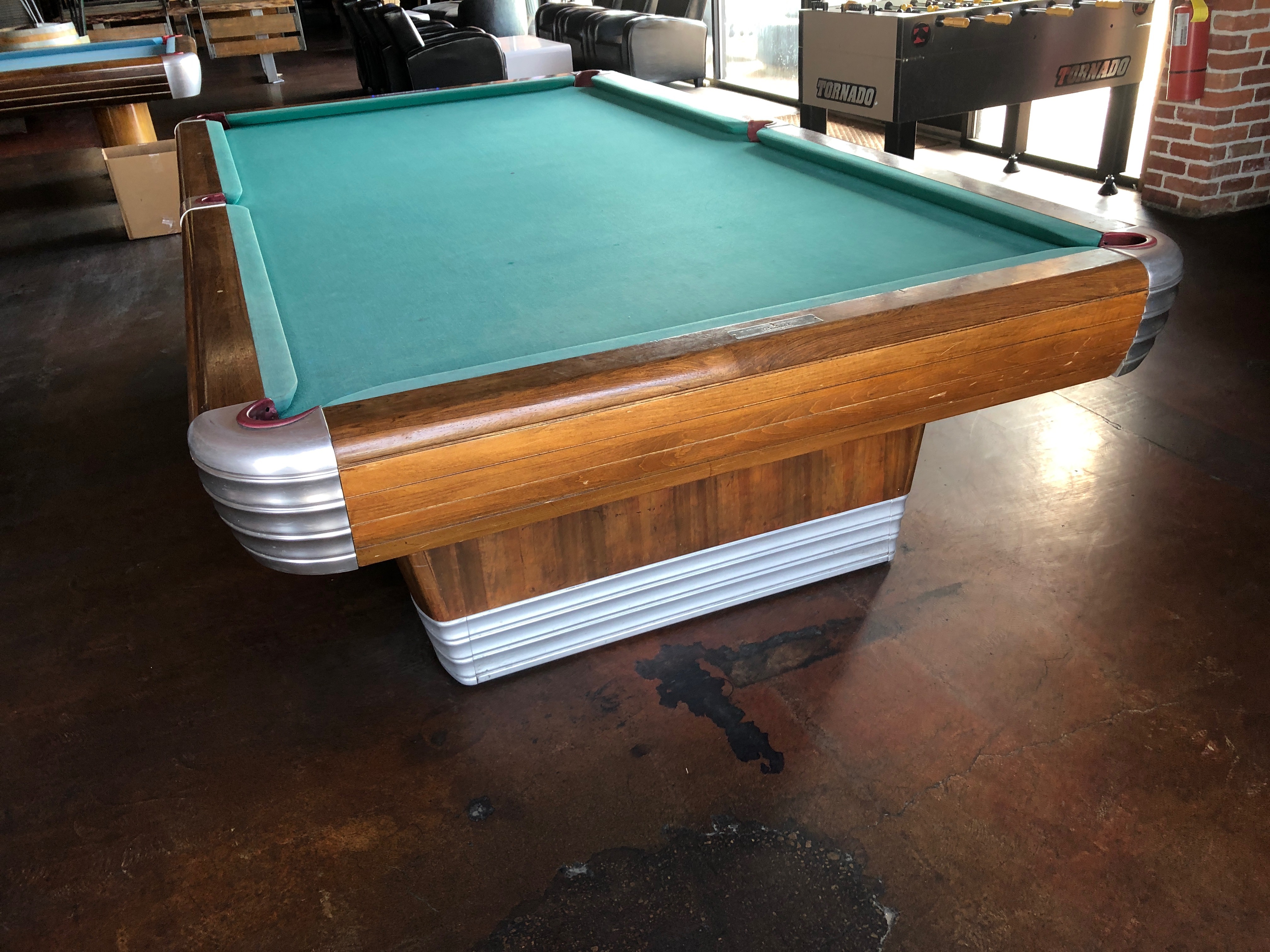 10' Brunswick Centennial Snooker table  - Unrestored, all original and in great condition  - MADE IN USA of course